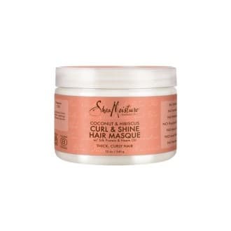 Masque capillaire pour boucles Coconut & Hibiscus Curl & Shine - Shea Moisture