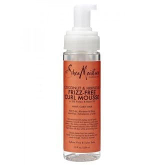 Mousse Bouclante Anti frisottis (FRIZZ-FREE Coco et Hibiscus) - shea Moisture