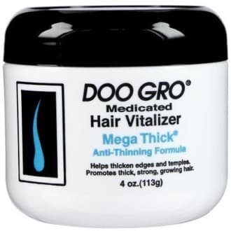 Crème pour cheveux très abimés (Medicated Hair Vitalizer, Mega Thick) -Doo Gro