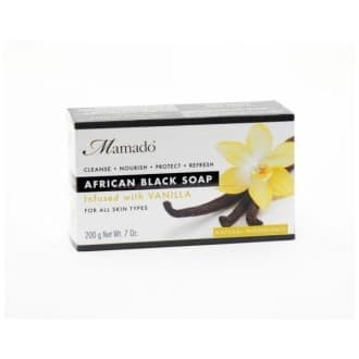 Savon Noir Africain VANILLE (200g) - Mamado
