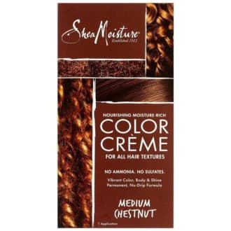 Shea Moisture Moisture-Rich, Ammonia-Free Hair Color System, Medium Chestnut (chatain moyen)