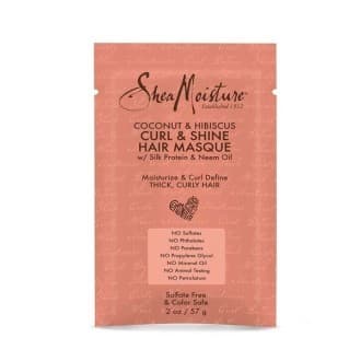 Masque pour boucles Coco & Hibiscus CURL & SHINE (57g) - Shea Moisture