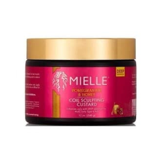 GELĂE ACTIVATRICE DE BOUCLES POMEGRANATE & HONEY COIL SCULPTING CUSTARD - MIELLE ORGANICS