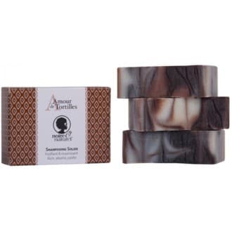 Shampooing solide bio AMOUR DE TORTILLES 100g - Noir ô naturel
