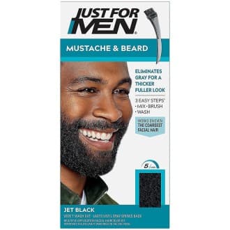 coloration barbe et moustache (Hair Dye Jet Black )- Just For Men