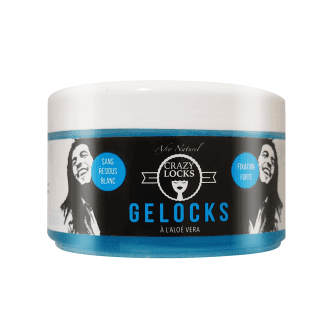 Crazy Locks – Gel Locks Bleu hydratant à L'ALOÉ VERA