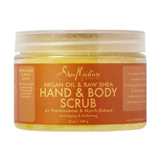 Shea Moisture - Gommage pour les mains et le coprs à l'huile d'argan et au karité cru - 340g
