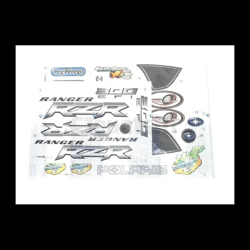 Décors adhésif Polaris Ranger RZR 24 Volts 2012 Peg-Pérego