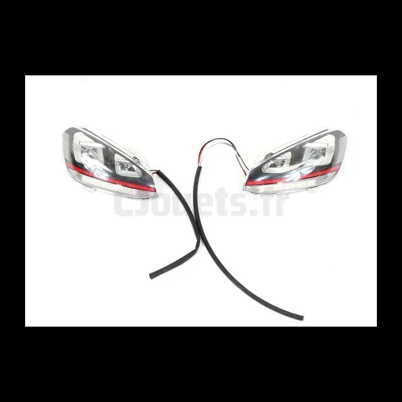 Feux Avant pour Golf GTI Electrique 12 volts