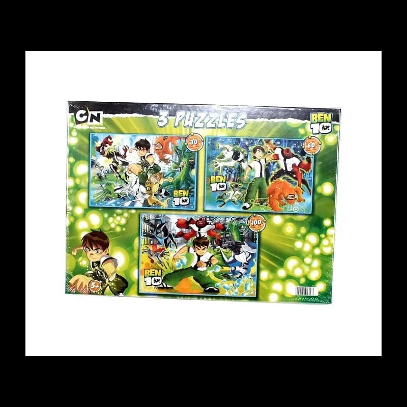 3 Puzzles Ben10