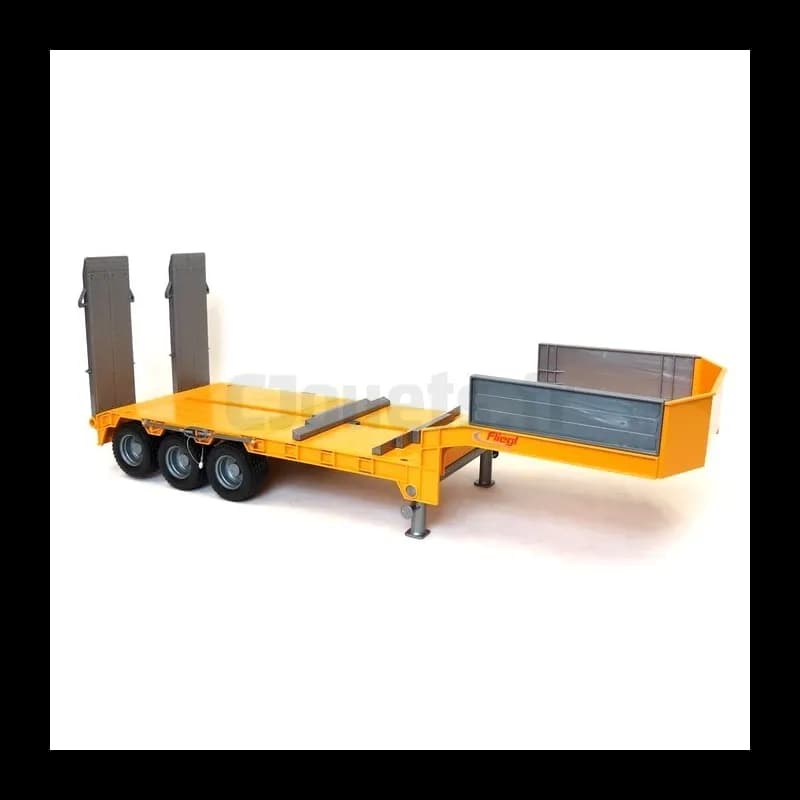 Remorque surbaissée jaune Bruder