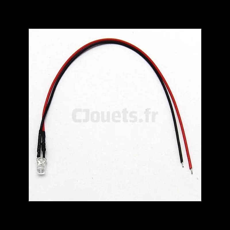 LED Rouge 5mm 12 Volts