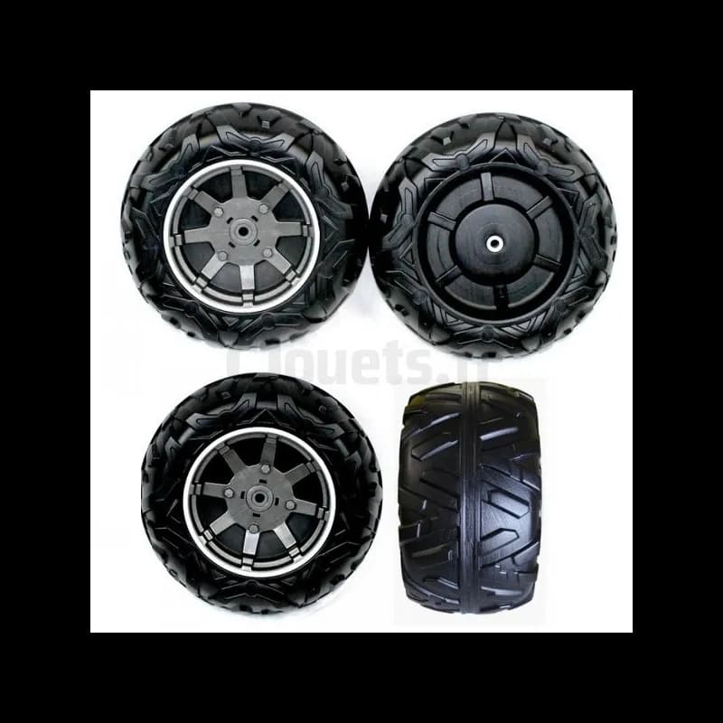 Satz mit 2 Vorderrädern + 2 Hinterrädern Polaris Ranger RZR 900 Peg...