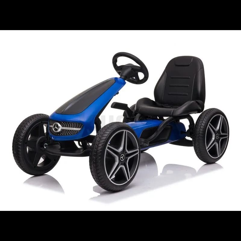 Kart à Pédales Mercedes Bleu pour Enfants 3 à 8 ans