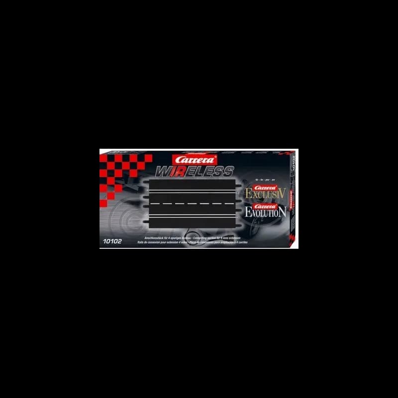 Rail de connexion pour extension 4 voies CARRERA EVOLUTION/EXCLUSIV 10102