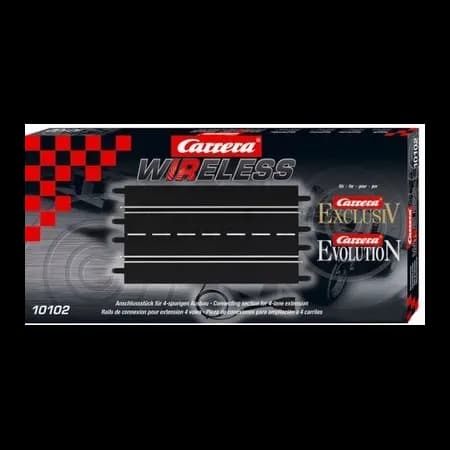 Rail de connexion pour extension 4 voies CARRERA EVOLUTION/EXCLUSIV 10102