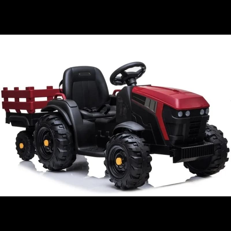 Kinder-Elektrotraktor mit Fernbedienung, 12 Volt, Rot - Grün