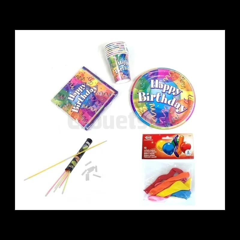 Kit anniversaire "Happy Birthday"