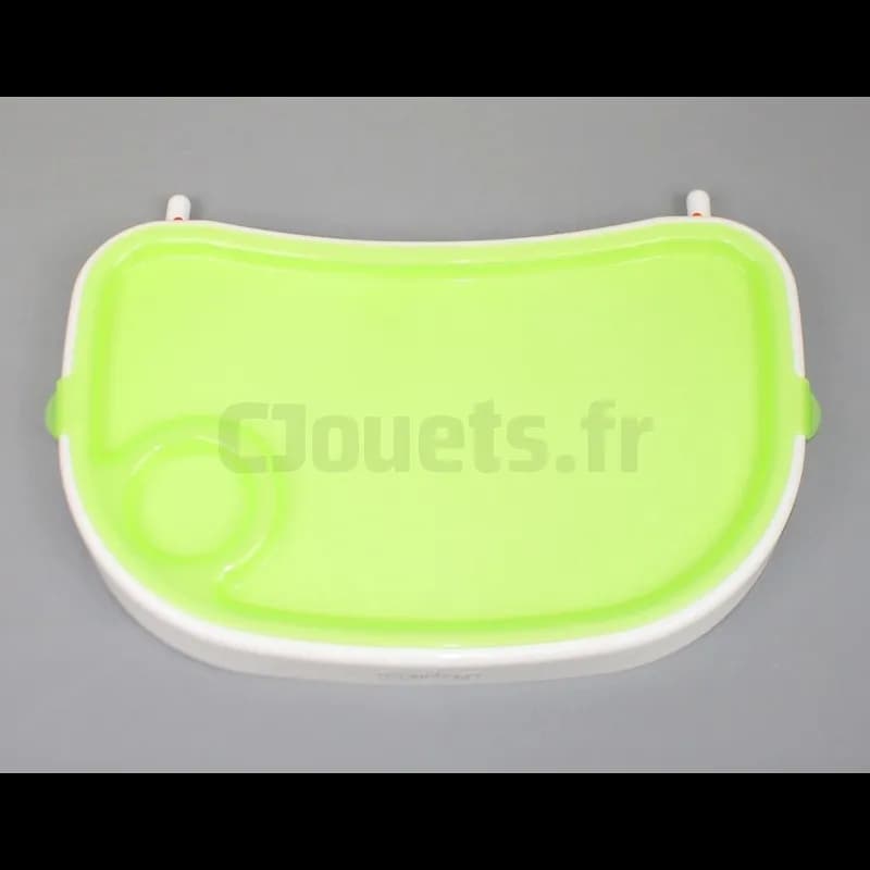 Tablette Blanche/Verte pour chaise haute Prima Pappa Zero 3 Peg-Pérego