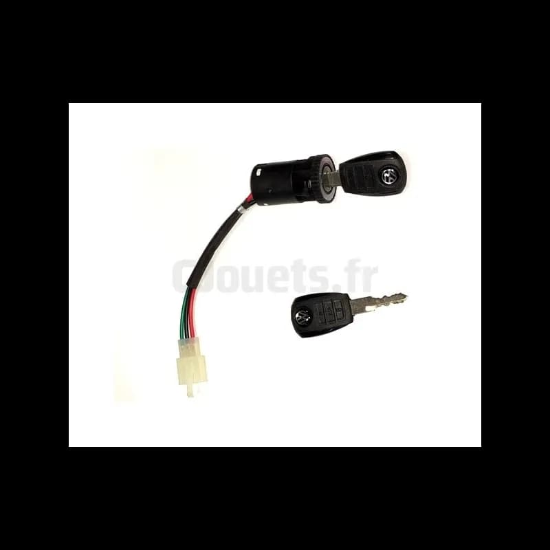 Contacteur d'allumage avec clé pour VW 12 Volts