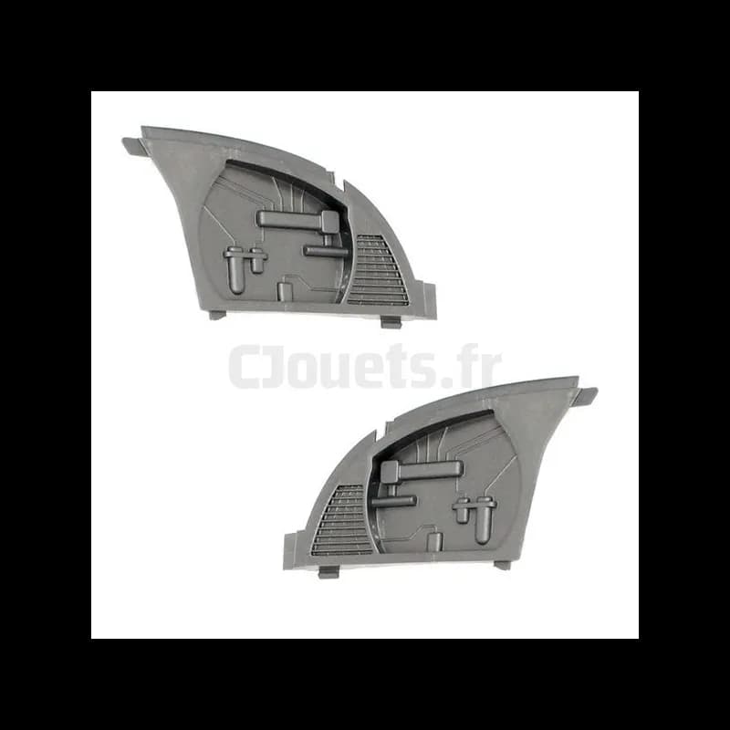 Caches moteur gauche et droit Gris John Deere Ground Force/Loader 1...