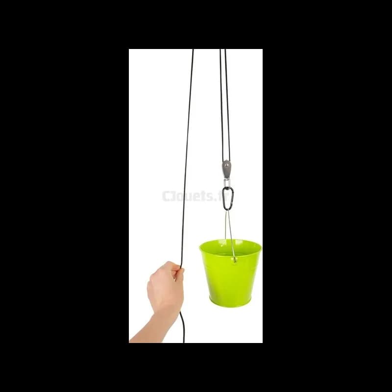 Poulie avec Seau en métal