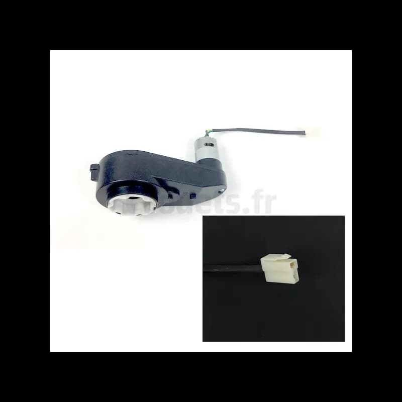 Zahnrad + 12-Volt-Motor