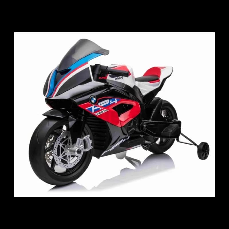 Moto électrique Pour enfant BMW HP4 RACE S1000RR 12 volts - Bleu
