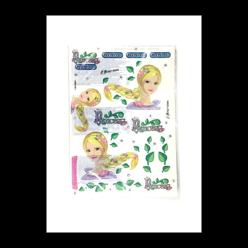 Décors adhésifs Pout Mini Pincess Peg-Pérego