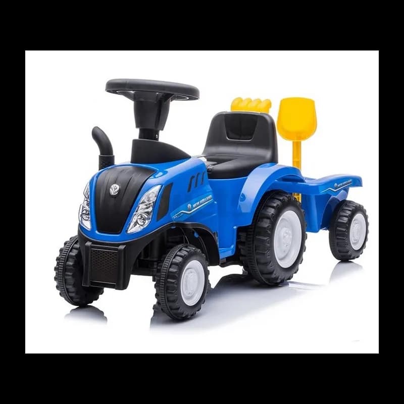 Porteur tracteur New Hollande avec remorque