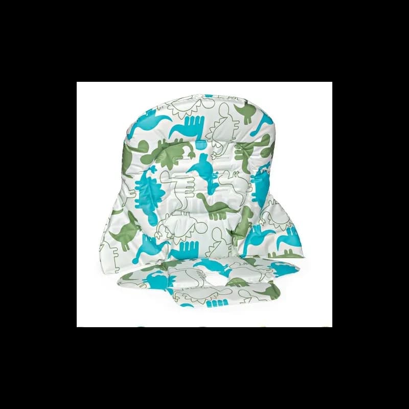 Housse Pour Chaise Haute Prima Pappa Peg-Pérego Couleur Dino Park Bianco