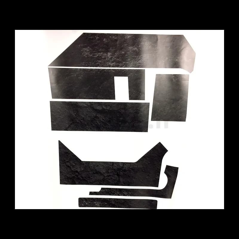 Kit décors adhésifs look gris/noir usé mat pour Gaucho et Superpower