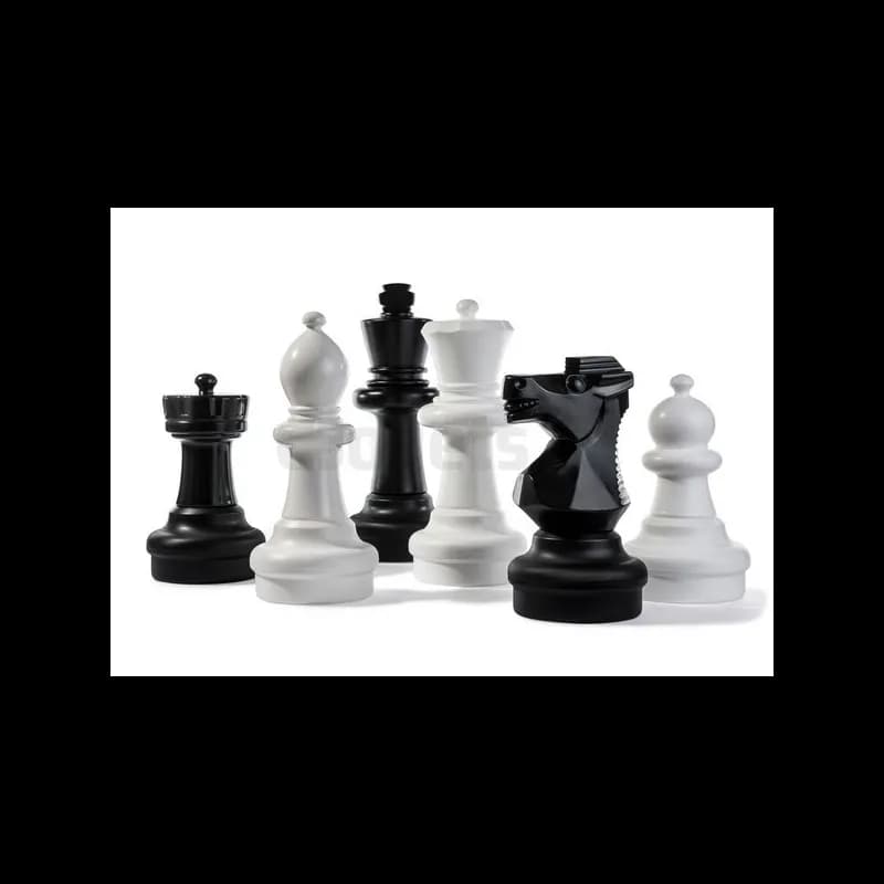 32 Pièces couleur noir et blanc pour Grand Échiquier Rolly Toys