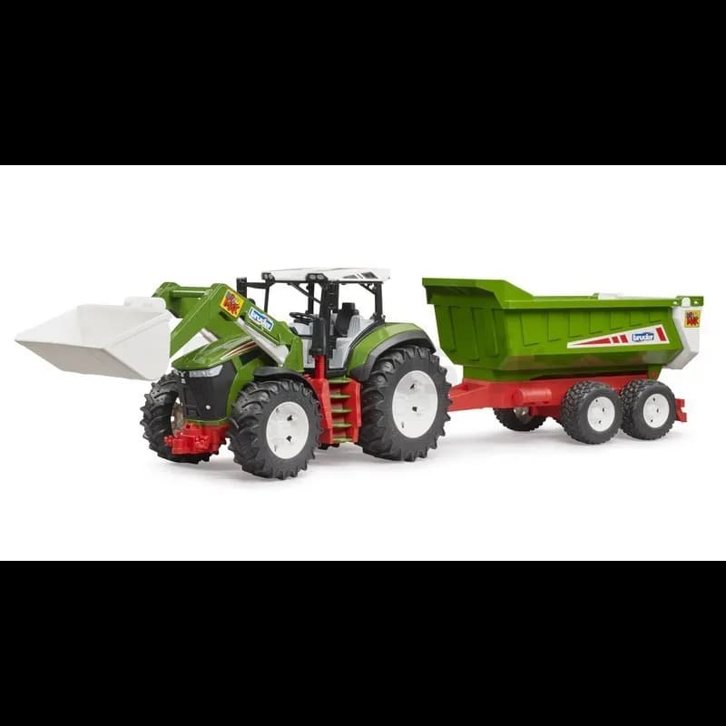 Traktor mit Frontlader und Kippanhänger Bruder Roadmax 03452