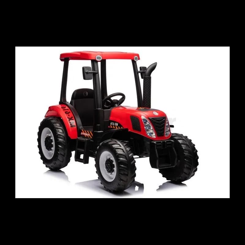 Tracteur Electrique pour enfant 24 Volts avec télécommande 2.4 Ghz - Rouge