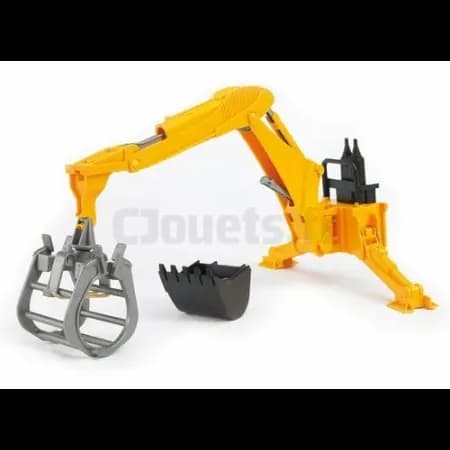 Excavateur arrière avec pelle Bruder