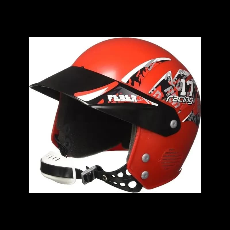 Motorradhelm für Kinder Einheitsgröße Feber