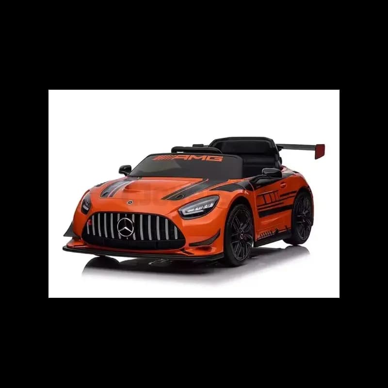 Mercedes-Benz GT3 Elektroauto für Kinder 12 Volt mit Fernbedienung - Weiß
