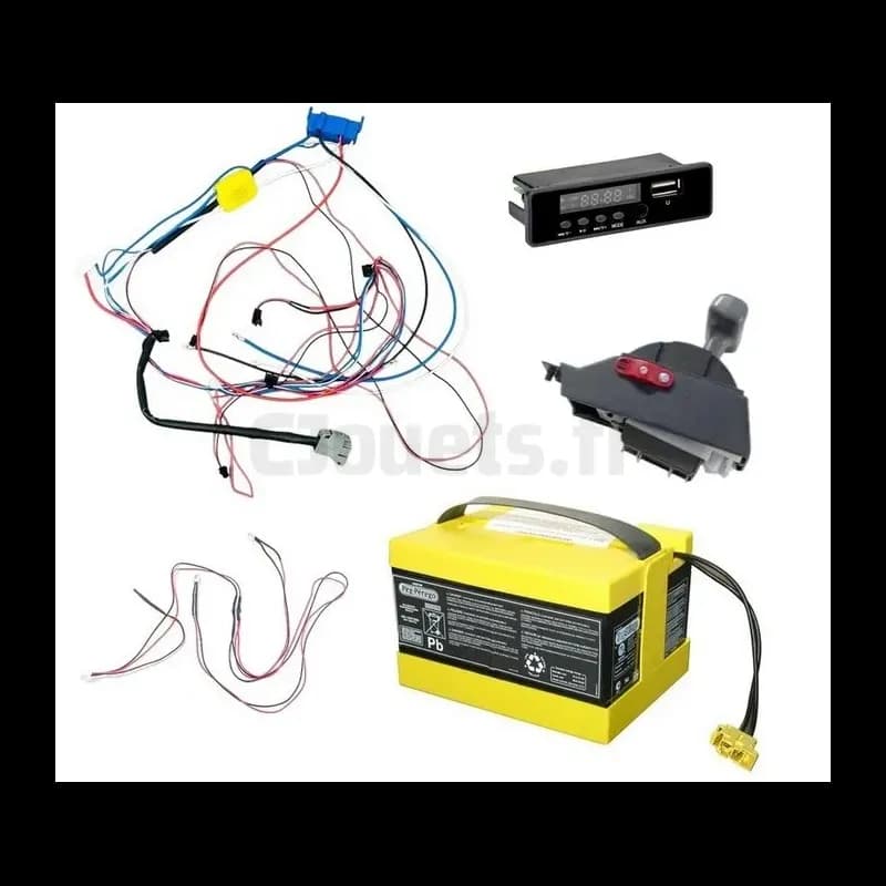 Kit 24 Volts avec éclairage pour Gaucho Peg Pérego