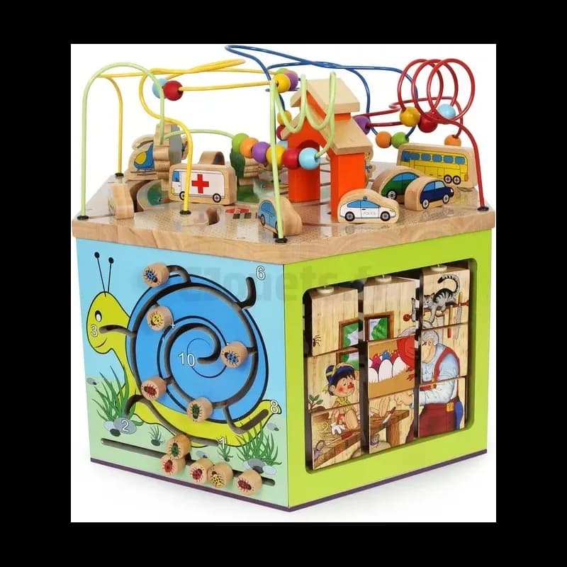 Cube de motricité en bois Small foot 6094 (occasion)