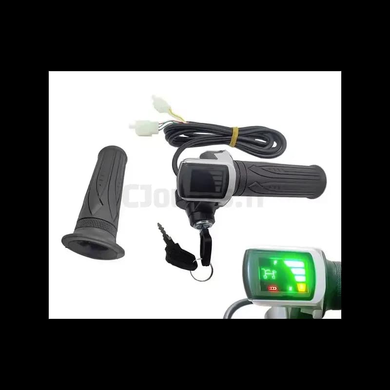 Gasgriff mit Display für für Elektro-Quad 24 V, 36 V, 48 Volt