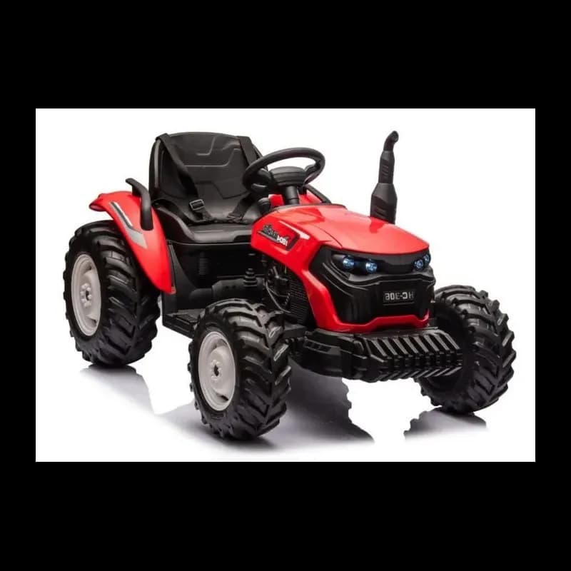 Elektrischer Traktor für Kinder 24 Volt mit Fernbedienung - rot - Sans remorque