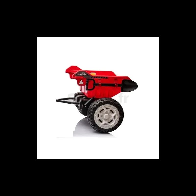 Remorque basculante pour tracteur électrique HC306 enfant - Rouge