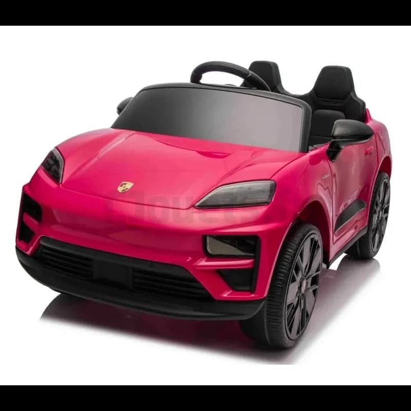 Porsche Macan Turbo électrique 12V pour enfant - Rose
