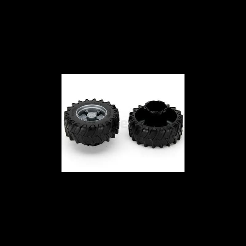 2 Laufräder (98/38-54) mit BRUDER 03030 Adapter