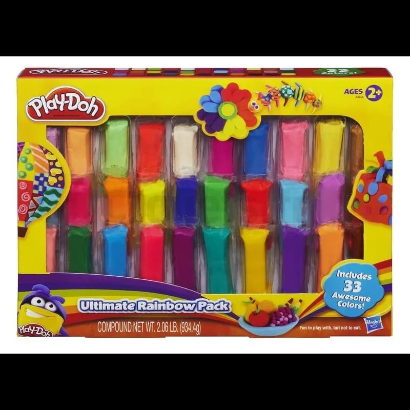 Schachtel mit 33 Farben Play-Doh A3458E24 Modelliermasse