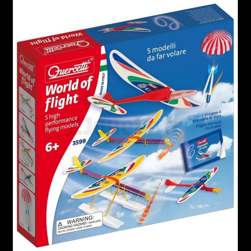 Kit 5 avions différents Quercetti 3599