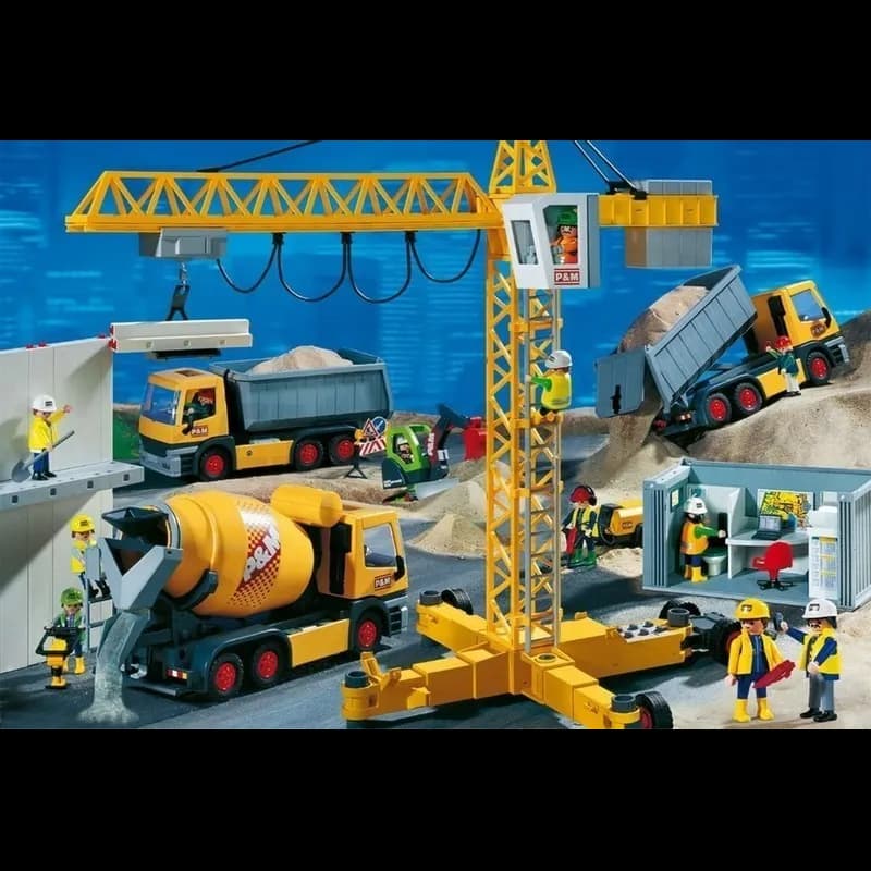 Playmobil Baustellenpuzzle 100 Teile Schmidt 55298