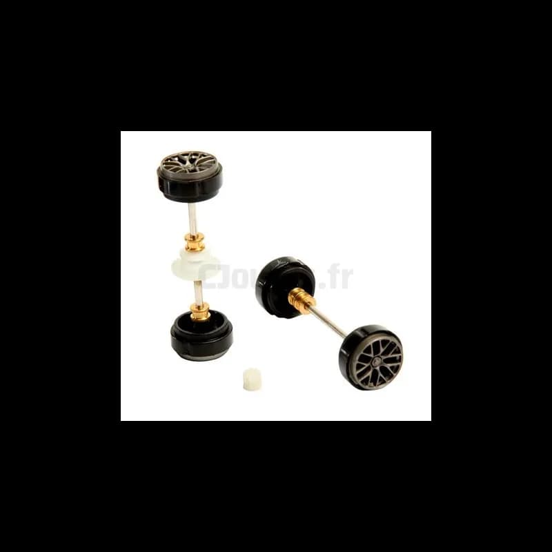 Axes + jantes Carrera Digital 132 pour 30630, 30631, 27421, 27422