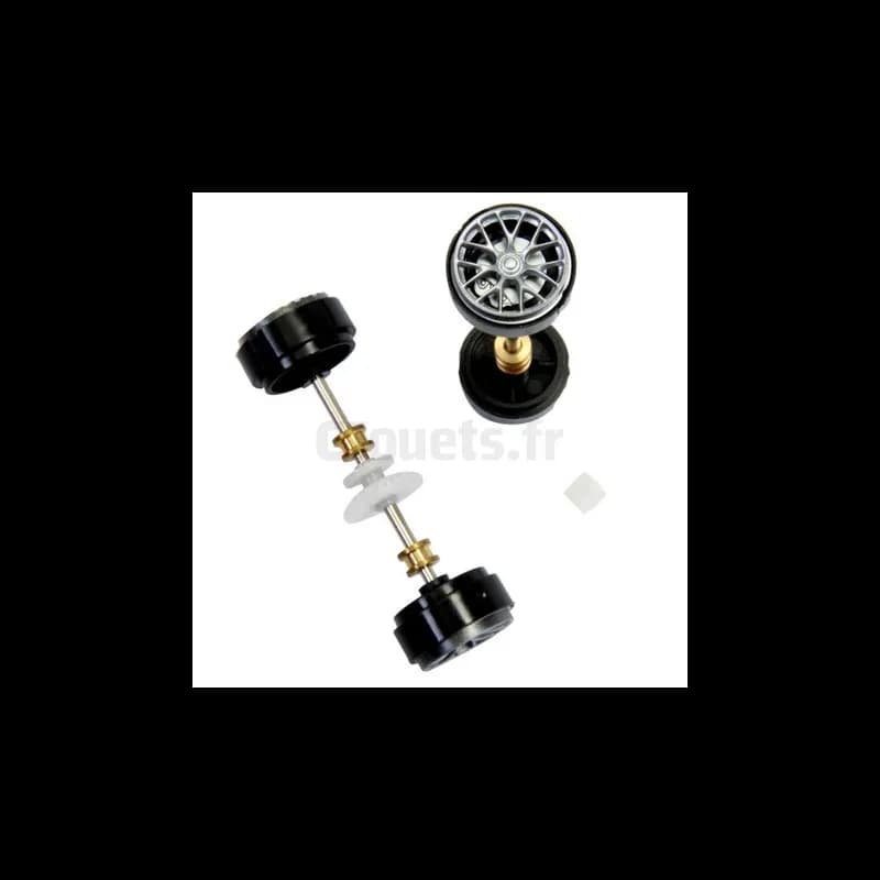 Axes + jantes Carrera Digital 132 pour 27383, 27384, 30553, 30554, 30606, 30607, 30639, 27399